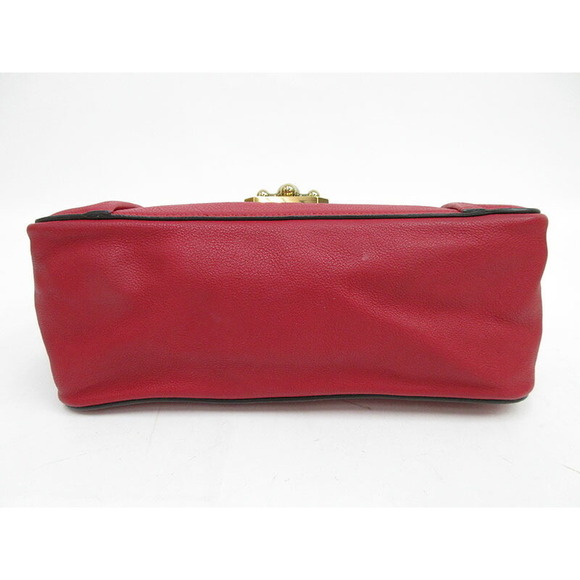 Chloe Leather Elsie Red Bag Shoulder Chain - Picture 4 of 8
